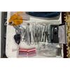 Image 1 : Group lot - Dental tools - Misc hand tools / picks - Rotary tool w/ attachments