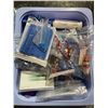 Image 2 : Group lot - x2 Azdent dental impression mixing guns - x3 bins of misc dental supplies and tools