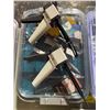 Image 3 : Group lot - x2 Azdent dental impression mixing guns - x3 bins of misc dental supplies and tools