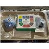 Image 2 : Group lot - Dental tray, x2 cases of misc dental supplies and tools, fast set impression catalyst, s
