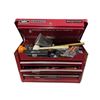 Image 1 : Mastercraft 4 drawer toolbox w/ misc tools including mallet, hammer, screwdrivers, pliers, etc.