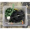Image 1 : Bin lot - Bike helmet - bike cleaning spray - bike lock - misc bike tools & accessories