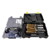 Image 1 : Group lot - Wood carving / joinery chisels - Dremel rotary tool w/ attachments in hard case