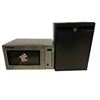 Image 1 : Dometic lockable mini fridge (No key) & Reliant Microwave