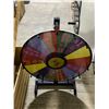 Image 2 : Group lot - Wooden display shelves (In pieces) - White board - Promotional "Wheel of Fortune" wheel