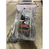 Image 2 : Pallet lot - Misc wire racking - glass packing kit - plastic parts for wire racking