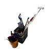 Image 1 : Group lot - Bissell carpet cleaner w/ attachments - Misc cleaning products & plastic shelving