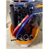 Image 3 : Group lot - Bissell carpet cleaner w/ attachments - Misc cleaning products & plastic shelving