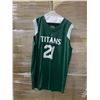 Image 2 : Rack of movie set clothing - Sports jerseys / Matching sport coats / Basketball jerseys - Rack not i