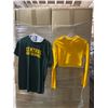 Image 4 : Rack of movie set clothing - School skirts / Sports uniforms / White collared shirts - Rack not incl