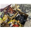 Image 3 : Group lot - Step stool / Earthquake kit / extension cords / trouble lights / drill / Stuffed animals