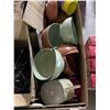 Image 2 : Pallet lot - Misc beach pails / Bucket / Candle holders