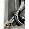Image 3 : Blanco Black Undermount Single Sink w/ black Moen Kitchen faucet - Sink :24.75x21"