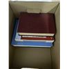 Image 2 : Under Table lot - Set Dec - Boxes of office books & props from a Doctor show