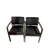 Image 1 : x2 Black & Grey office / waiting room chairs from 7 season doctor show