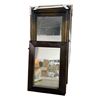 Image 1 : Group lot - 7 Wide solid wood framed mirrors (35.5x75") + 1 Wood framed mirror (35x47)