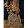 Image 2 : Statue of "Young Boy blowing shell horn while holding fish" sculpture - approx 27" height