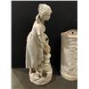 Image 2 : Group of 2 - includes girl sitting w/ water can sculpture & decorative planter (Peter Shoebridge Stu