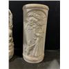 Image 3 : Group of 2 - includes girl sitting w/ water can sculpture & decorative planter (Peter Shoebridge Stu