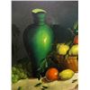 Image 3 : Vintage oil painting of fruit - signed & framed (approx 29" x 52")