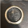 Image 2 : Group of approx 17 Silver Plated crystal coasters