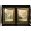 Image 1 : Group of 2 Allan Lindsay - signed framed paintings (approx 15" x 19 1/2")