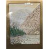 Image 2 : Group of 2 Allan Lindsay - signed framed paintings (approx 15" x 19 1/2")