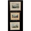 Image 1 : Group of 3 Late 1790's-Early 1820's engraved prints on paper - approx 10 1/2" x 9"