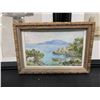 Image 2 : Group of 5 assorted vintage landscape framed paintings (approx 7" x 7")