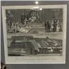 Image 2 : Founders & Benefactors of Pembroke College w/ a view of the building framed paintings (approx 14 1/2