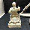 Image 2 : Group of assorted decor - includes Bacchus male nude / Hercules kills Trojan King etc
