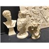 Image 2 : Group of assorted figurines & decor - includes Greek Goddess figurine / Hermes Greek statue etc