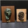 Image 1 : Group of 2 "Harold Pfeiffer" head sculptures