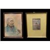 Image 1 : Group of 2 framed paintings - includes May Agnes Capilano (approx 16" x 21")