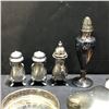 Image 3 : Group of assorted silver / plated items - includes E.P.N.S England Silver salt & pepper shakers / Si