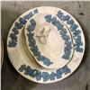 Image 7 : Large group of assorted Wedgwood - includes green & blue plates / 2 plates in frame / 11 serving pla