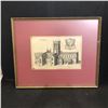 Image 5 : Group of 2 framed paintings - The Old North Church 1723 (approx 21" x 17 1/2")