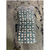 Image 2 : Amazon Basics Patio Bench Cushion (x3) - Green Fan Leaf