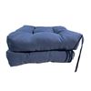 Image 2 : Amazon Basics Tufted Outdoor Patio Square Seat Cushions (x6) - Insignia Blue