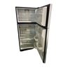 Image 2 : Stainless Steel Fridge / Freezer (31.5x28x68") -  From Movie Set - Lights work / motor doesn't turn 