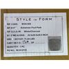 Image 3 : Style In Form "Bohemian Pouf Peek" - White/Charcoal - 20.5x20.5x20"