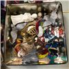 Image 4 : Group of assorted Christmas decor & misc items - includes "Do it Yourself upholstering kit"