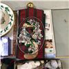 Image 5 : Group of assorted Christmas decor & misc items - includes "Do it Yourself upholstering kit"