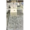 Image 1 : Group of assorted wine glasses - includes Mikasa wine glasses etc