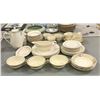 Image 1 : Group of assorted tableware - includes 5 Wedgwood plates / 3 Canberra Wedgwood soup bowls / Johnson 