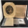 Image 1 : Rare 19th century newsprints & etchings - includes 1858 The British Colonist newsprint / 1843 The Ch