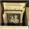 Image 2 : 2 boxes of assorted paintings & portraits