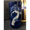 Image 2 : Vintage Chinese decorative vase & handpainted pilar vase