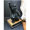 Image 2 : Group of 4 - includes Inuit black mini sculpture for House league Tennis / First Nations tribe leade