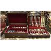 Image 1 : Mix lot of assorted silverware & stainless steel flatware - includes EPNS silver serving etched kniv